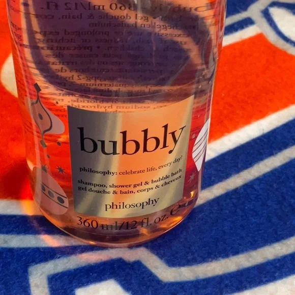 Philosophy Bubbly Shampoo, Shower Gel, & Bubble Bath 12oz bottle, new & sealed - Picture 2 of 6
